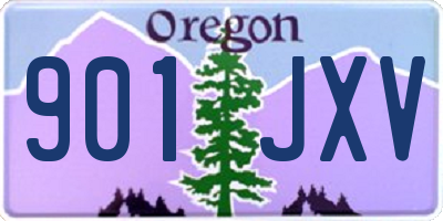 OR license plate 901JXV