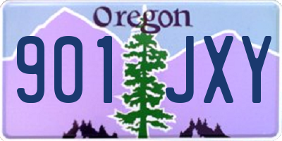 OR license plate 901JXY