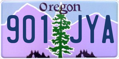 OR license plate 901JYA