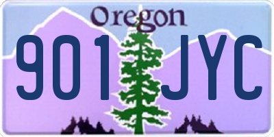 OR license plate 901JYC