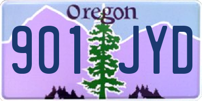 OR license plate 901JYD