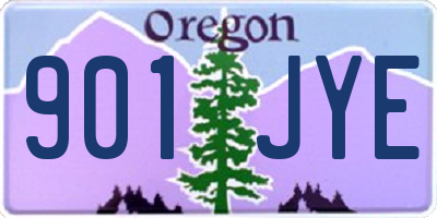OR license plate 901JYE