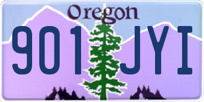 OR license plate 901JYI