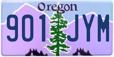 OR license plate 901JYM
