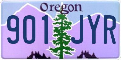 OR license plate 901JYR