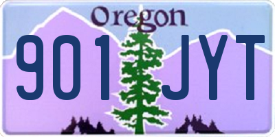 OR license plate 901JYT
