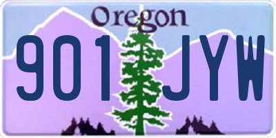 OR license plate 901JYW