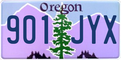 OR license plate 901JYX