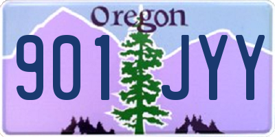 OR license plate 901JYY