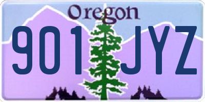 OR license plate 901JYZ
