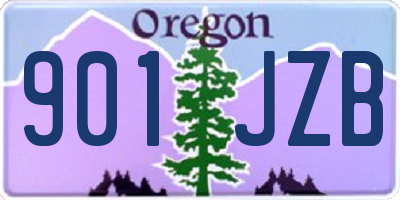 OR license plate 901JZB