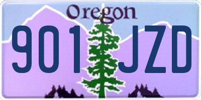 OR license plate 901JZD