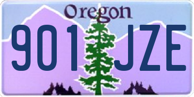 OR license plate 901JZE