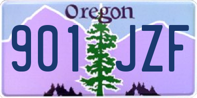 OR license plate 901JZF