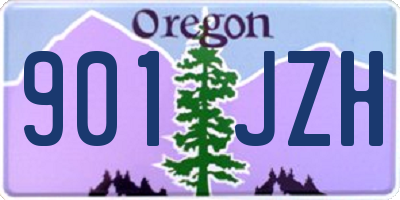 OR license plate 901JZH