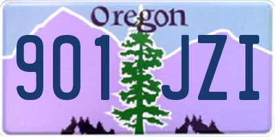 OR license plate 901JZI