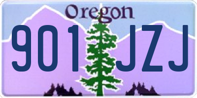 OR license plate 901JZJ