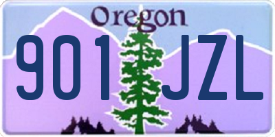 OR license plate 901JZL