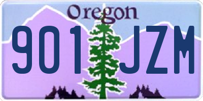 OR license plate 901JZM