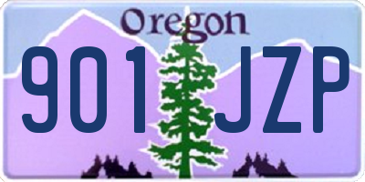 OR license plate 901JZP