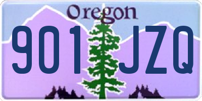 OR license plate 901JZQ