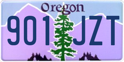 OR license plate 901JZT