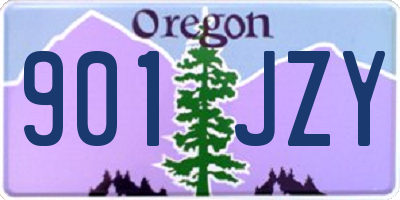 OR license plate 901JZY