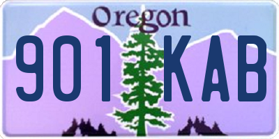 OR license plate 901KAB