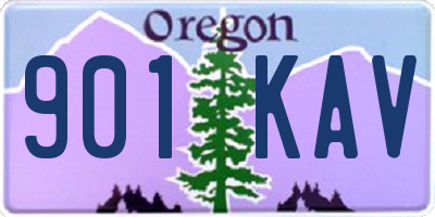 OR license plate 901KAV
