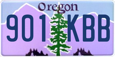 OR license plate 901KBB