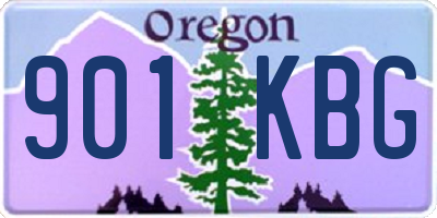 OR license plate 901KBG