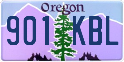 OR license plate 901KBL