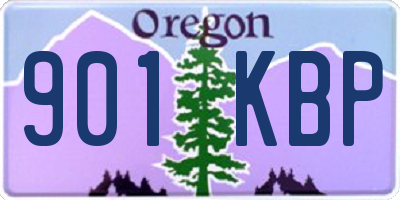 OR license plate 901KBP