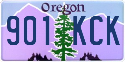 OR license plate 901KCK