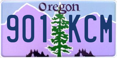OR license plate 901KCM