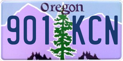 OR license plate 901KCN