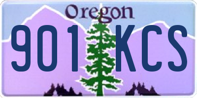 OR license plate 901KCS