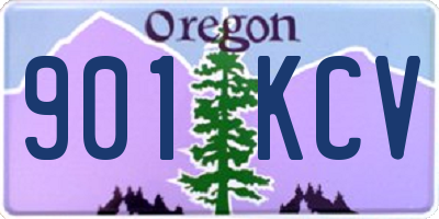 OR license plate 901KCV