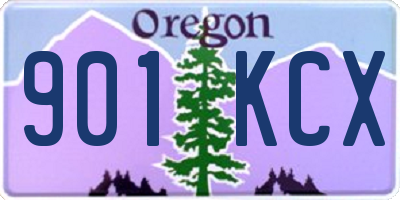 OR license plate 901KCX