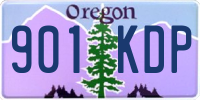OR license plate 901KDP