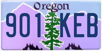 OR license plate 901KEB