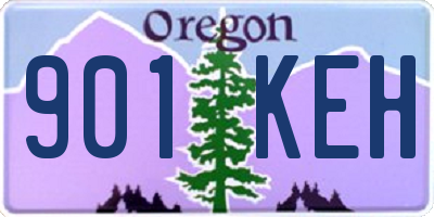 OR license plate 901KEH