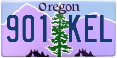 OR license plate 901KEL