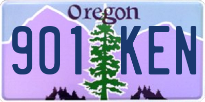 OR license plate 901KEN