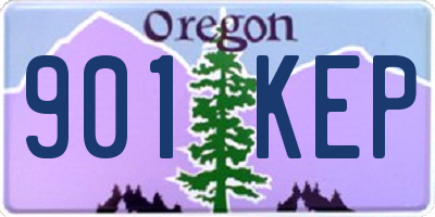 OR license plate 901KEP