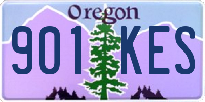 OR license plate 901KES