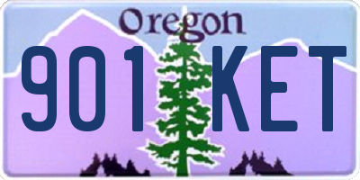 OR license plate 901KET