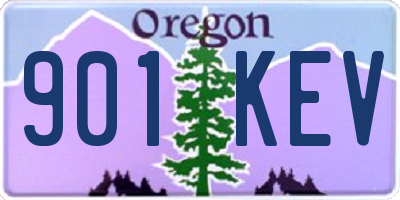 OR license plate 901KEV