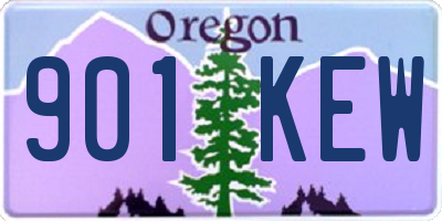 OR license plate 901KEW