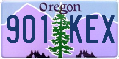 OR license plate 901KEX